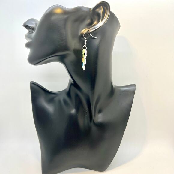 Zombie Earrings - Halloween Earrings - Zombie Accessories - Goth Earrings - Picture 5 of 7